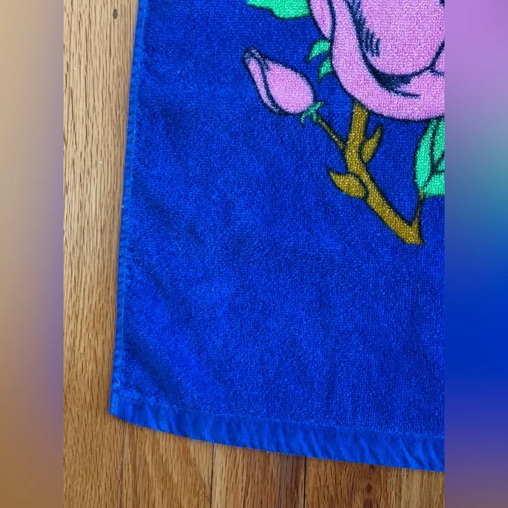 Vintage Beauty & The Beast Disney Franco Cotton Beach Towel, Disney Home Decor